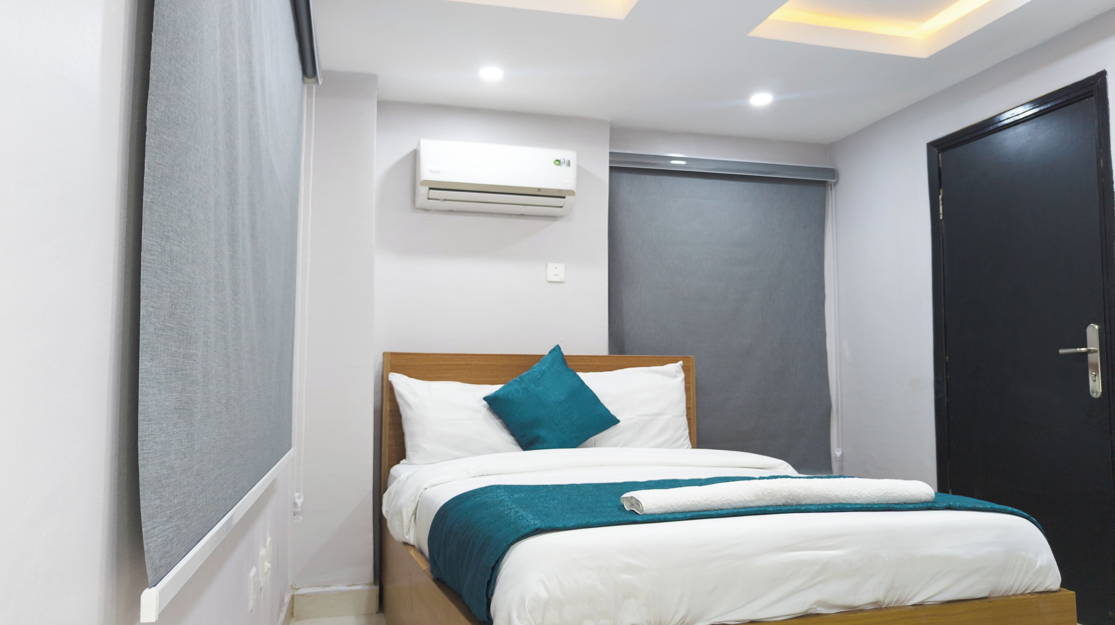 1 غرفة نوم وواي فاي وملاءات أسرّة