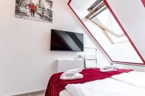 1 室のベッドルーム、WiFi、ベッドシーツ