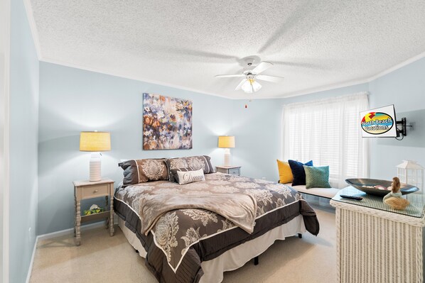2 bedrooms, iron/ironing board, free WiFi, bed sheets
