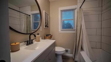 Shower, hair dryer