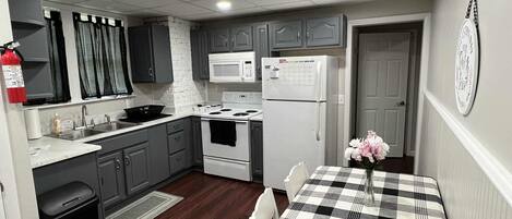 Microwave, oven, stovetop