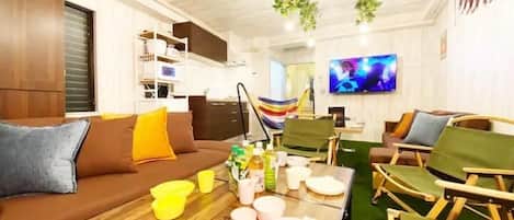 Apartamento familiar, no fumadores, cocina | Ropa de cama de alta calidad y escritorio