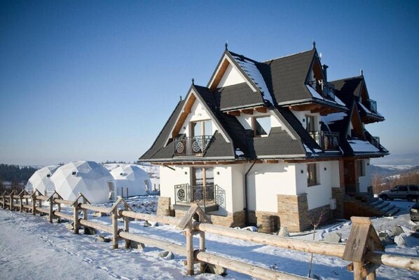 Fassade der Unterkunft