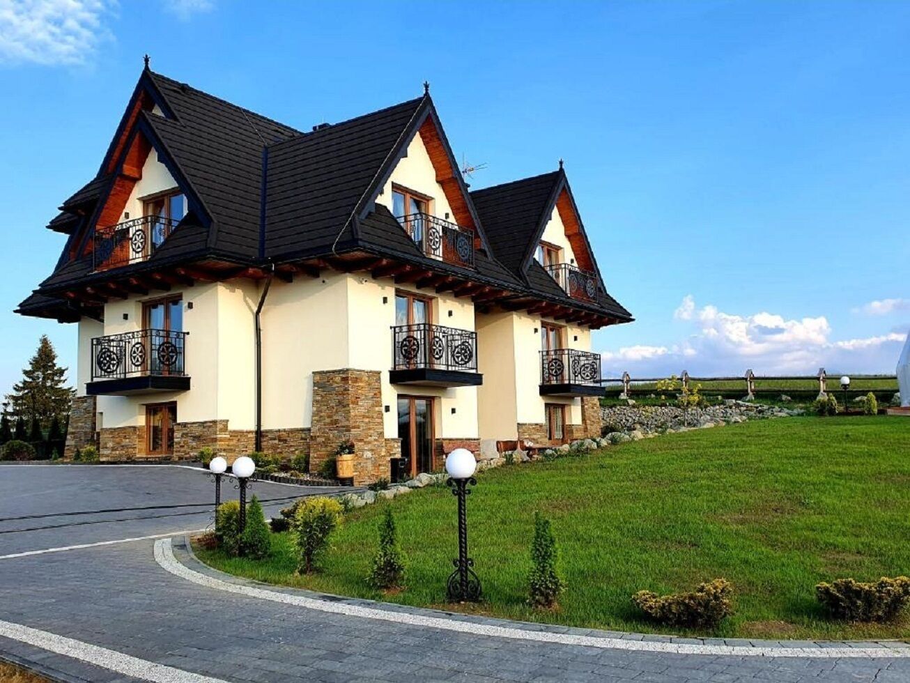 Façade de l’hébergement