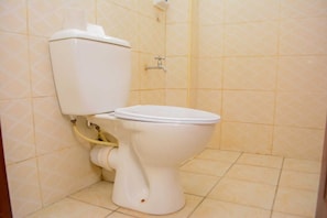 Towels, soap, toilet paper