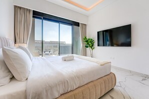1 bedroom, iron/ironing board, free WiFi, bed sheets - Azizi Riviera 61 - Serene Studio in Meydan (Meydan)