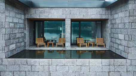 Luxury Double Room, Sea View | Terrace/patio