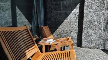 Luxury Double Room, Sea View | Terrace/patio