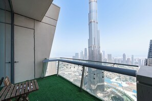 Blick vom Balkon