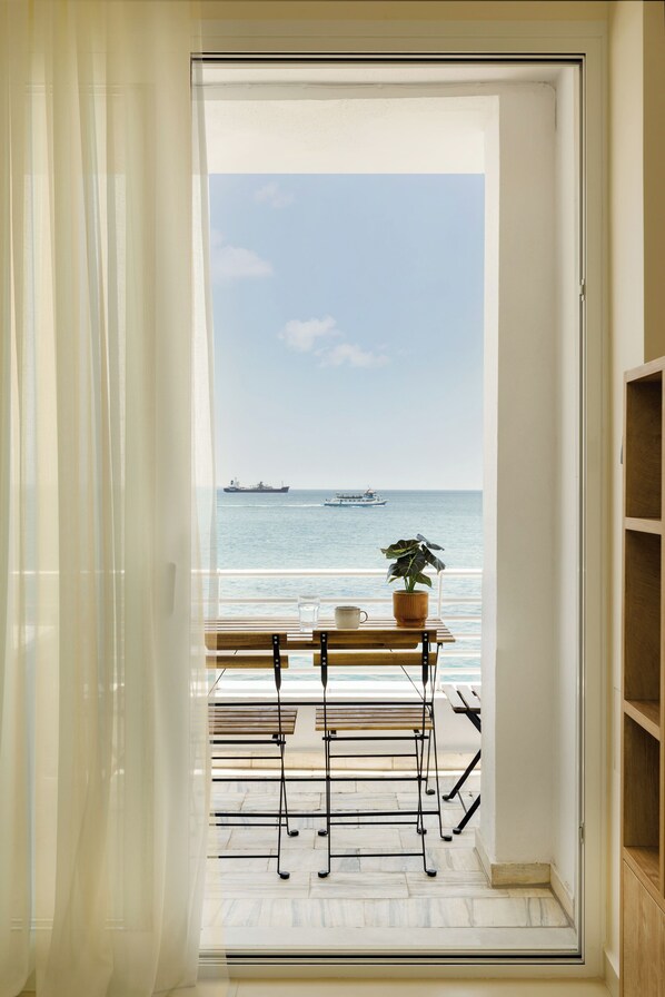 Udsigt fra overnatningsstedet