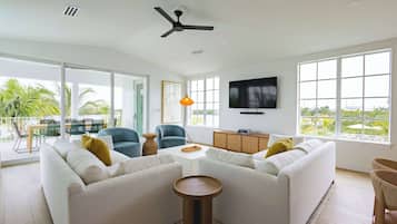 TV, stereo, offices