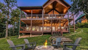 Cabaña, 2 habitaciones | Terraza o patio