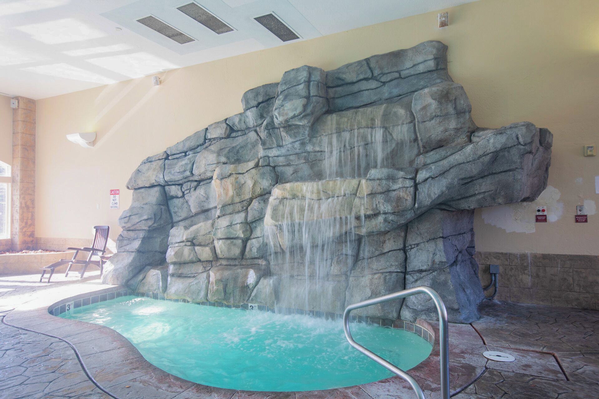 Indoor pool, a heated pool