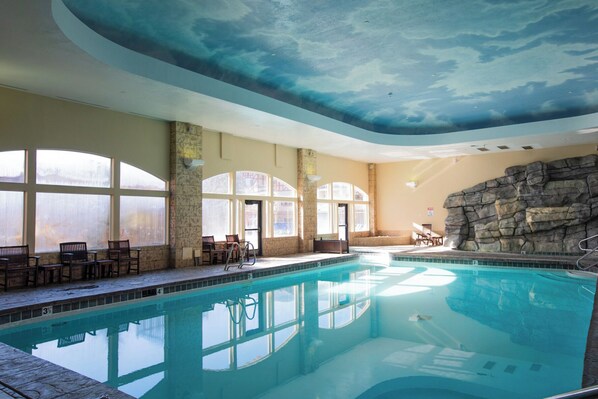 Indoor pool, a heated pool