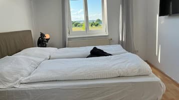 Iron/ironing board, WiFi, bed sheets