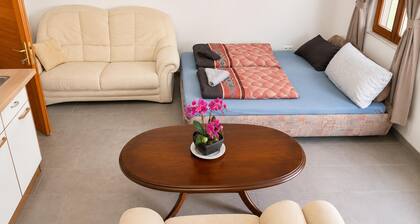 Charming Studio in a Villa Stay for 4 with Lush Garden Access