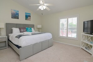 4 bedrooms, iron/ironing board, travel cot, free WiFi