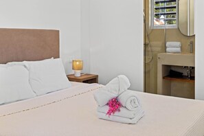 1 室のベッドルーム、アイロン / アイロン台、WiFi、ベッドシーツ