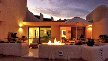 Departamento, vista al océano | Terraza o patio