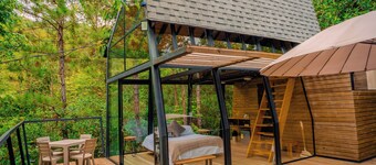 Silvery Bungalows en el Bosque