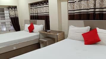 Free WiFi, bed sheets