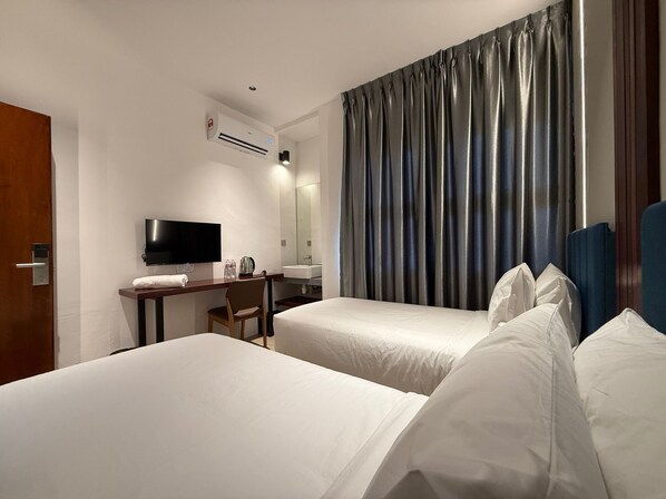 Deluxe Twin | Wi-Fi de cortesia, roupa de cama