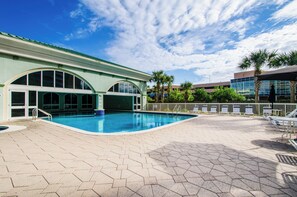 Indoor pool, a heated pool