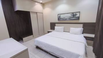 Apartemen Deluks | Setrika/meja setrika dan Wi-Fi gratis