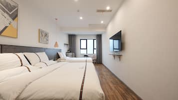 Habitación Confort con 2 camas individuales | Escritorio, wifi gratis, ropa de cama