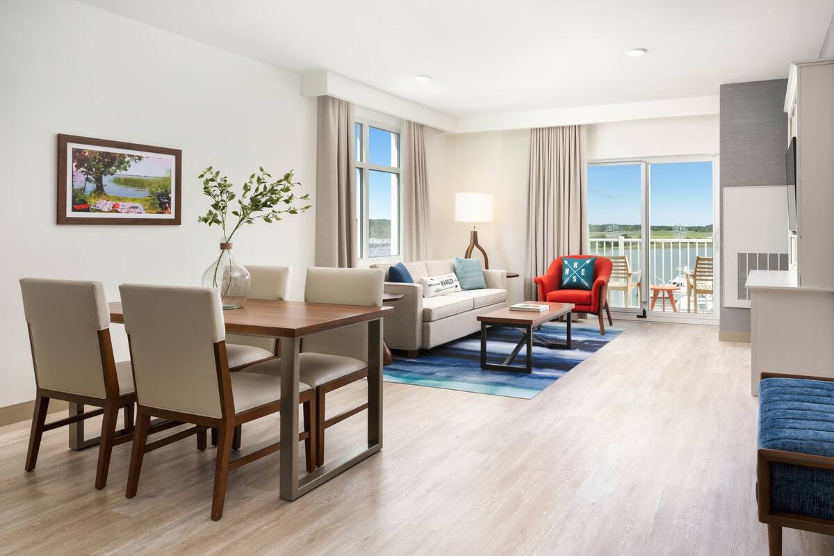 Deluxe Room, Multiple Beds, Mobility Accessible (Two Queens, no balcony) | In-room safe, desk, laptop workspace, iron/ironing board
