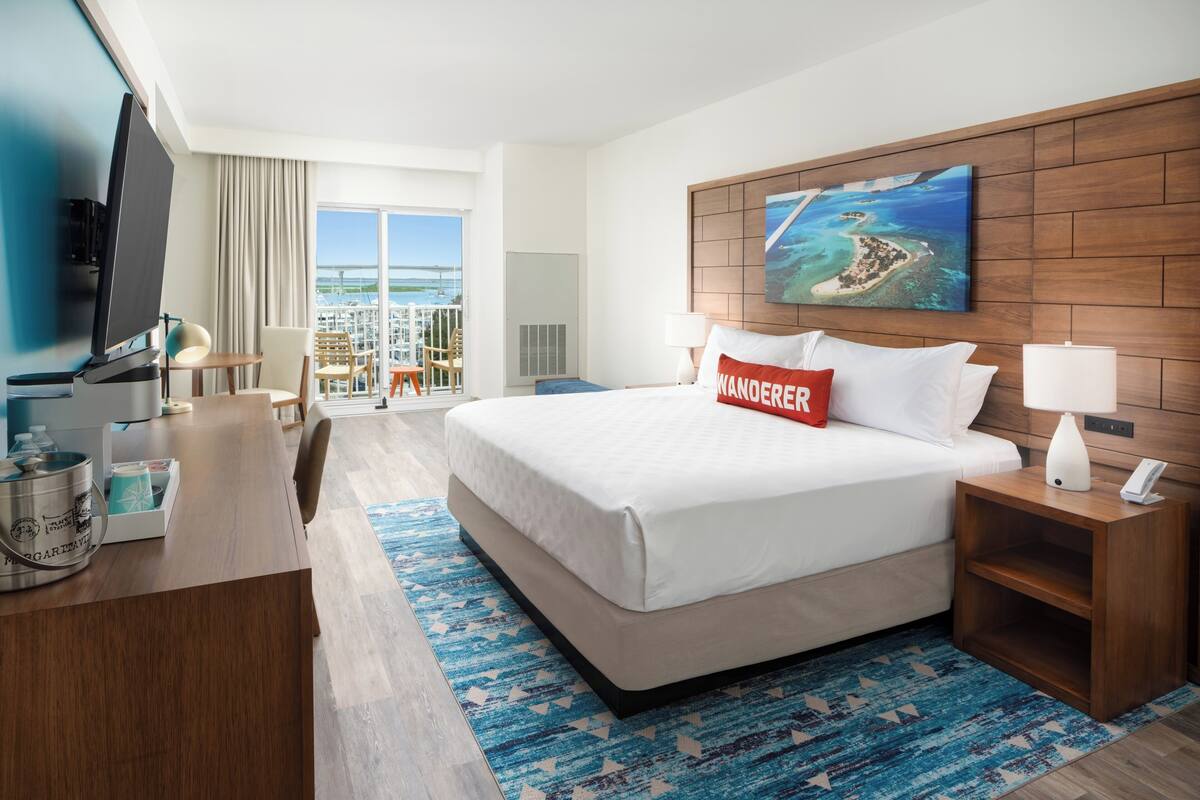 Premium Room, 1 King Bed (Balcony) | In-room safe, desk, laptop workspace, iron/ironing board
