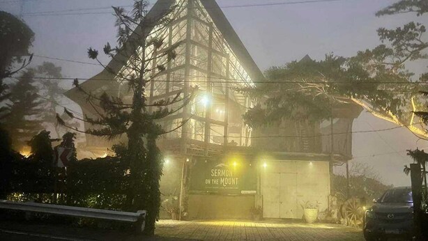A pyramid-shaped building with a sign reading "Sermon on the Mount". - OYO 1173 Sermon On The Mount Retreat (Balamban)