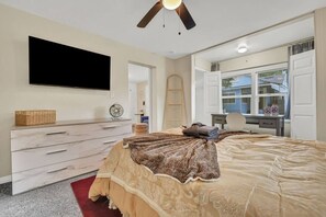 1 dormitorio, escritorio, tabla de planchar con plancha y wifi gratis