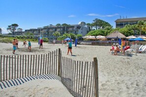 On the beach