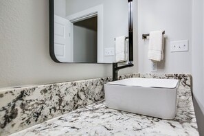 Towels, soap, toilet paper