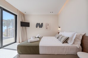 2 室のベッドルーム、ベビーベッド (無料)、ベッドシーツ