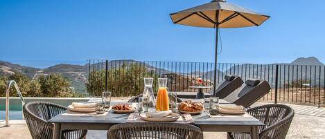 Villa, 2 Bedrooms, Private Pool, Sea View | Hill view