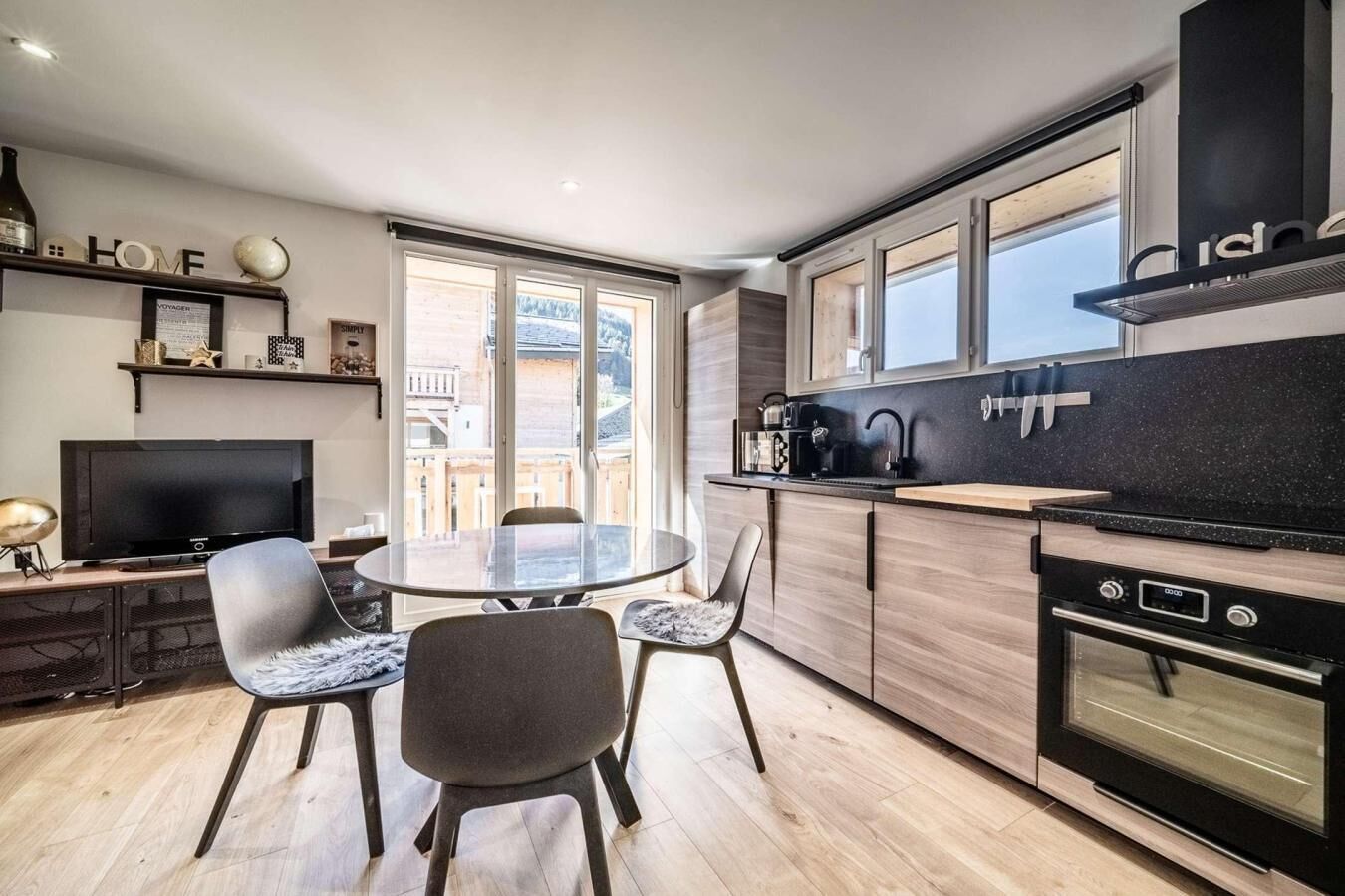 Microwave, oven, dishwasher