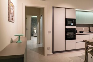 Deluxe Apartment, Balcony | Living area