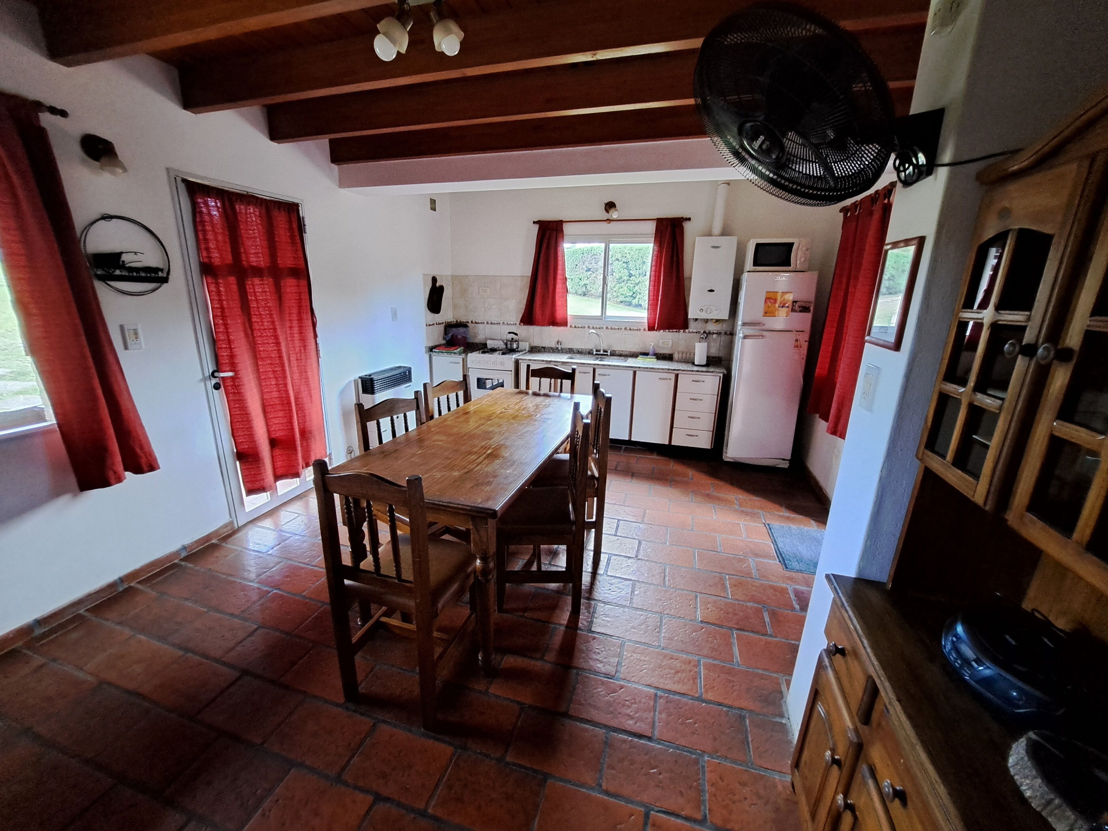 Classic Cabin, Mountain View | Private kitchen | Fridge, microwave, oven, cookware/dishes/utensils