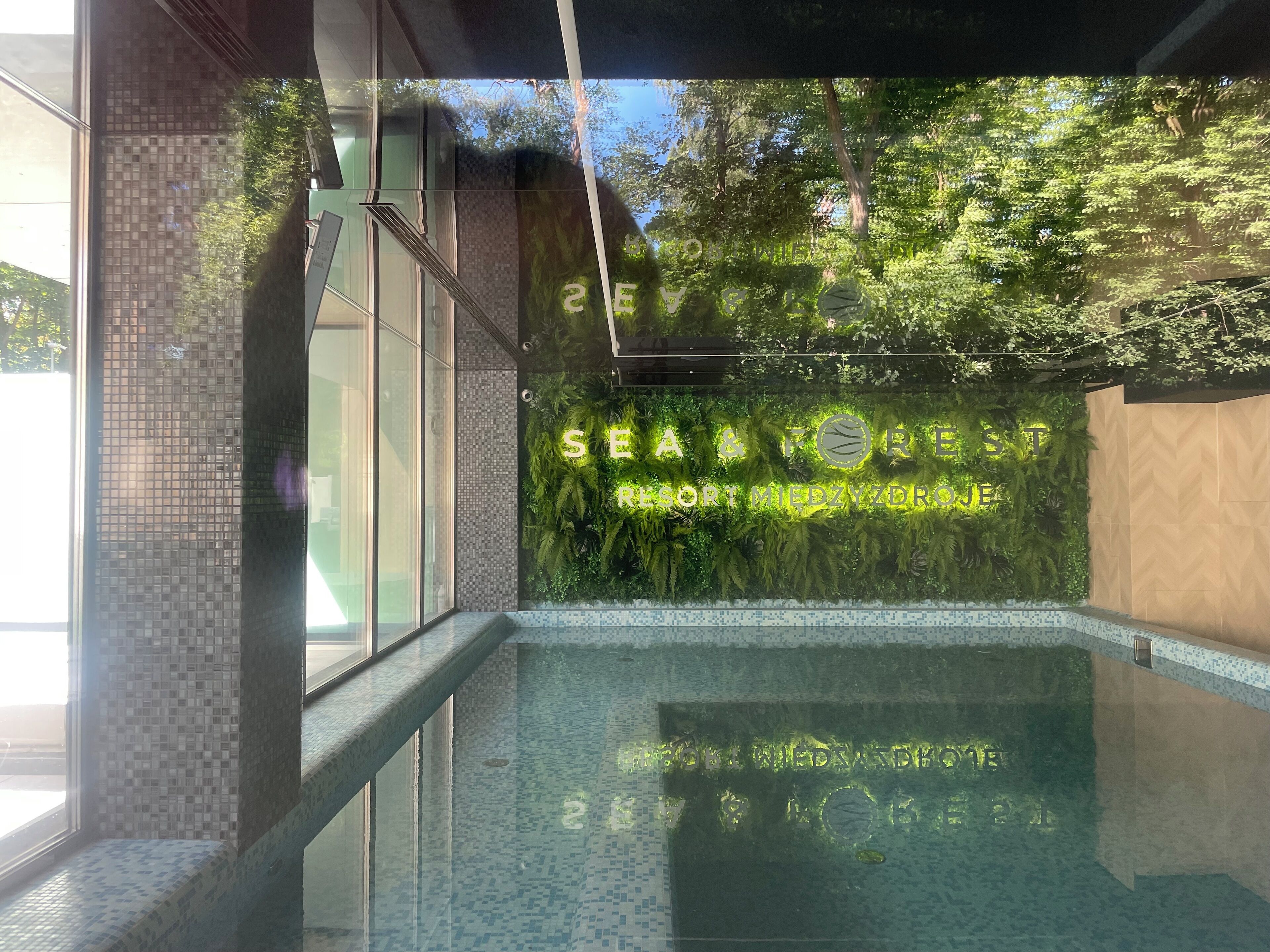 Indoor pool, outdoor pool