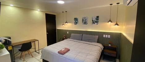 1 quarto, escrivaninha, Wi-Fi