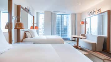 2 chambres, fer et planche Ă repasser, Wi-Fi gratuit, draps fournis