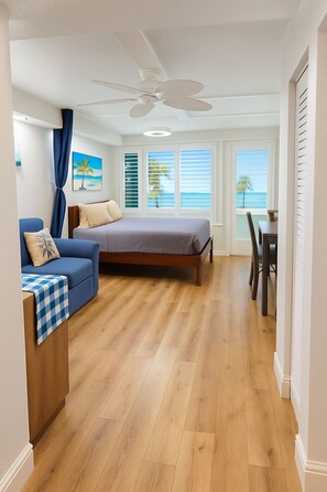 Studio, Balcony, Sea View | Laptop workspace, iron/ironing board, free WiFi - Georgian Inn Beach Club (Ormond Beach)