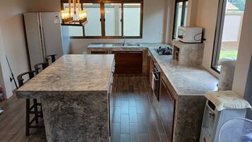 Microwave, oven, stovetop