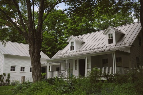 Warren Village home steps from bubbling brook