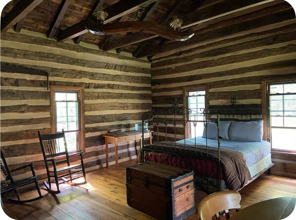 1 غرفة نوم وملاءات أسرّة