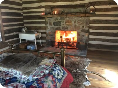 Back in Time! River Log Cabin-Off Grid