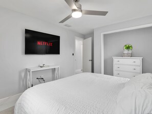3 chambres, fer et planche à repasser, Wi-Fi, literie fournie