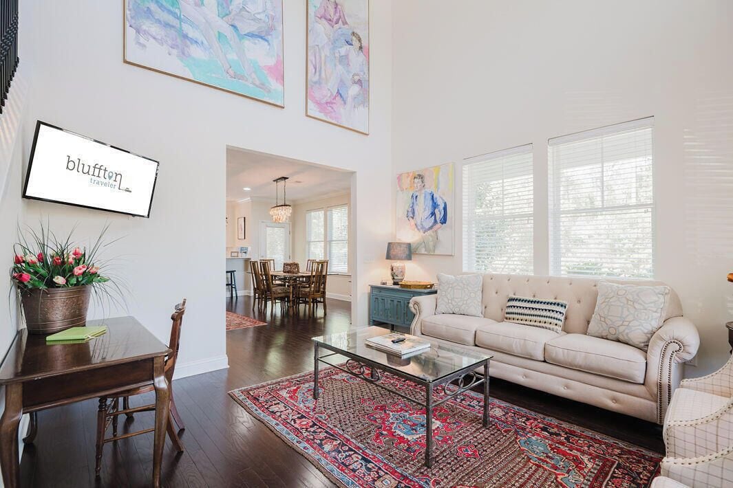 House, Multiple Beds, Kitchen, Garden View (Mary Margaret Cottage) | Living area | 42-inch flat-screen TV with digital channels